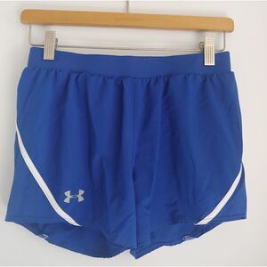 Under Armour Women's Mileage 2.0 Running Shorts Blue Size XS